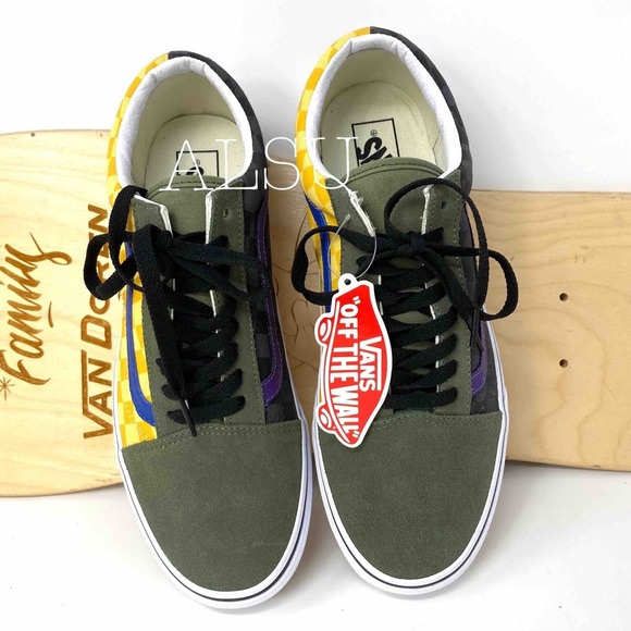 💖MEGA SALE💖VANS  Old Skool Otw Rally Checker Suede Canva Women 8 VN0A4BV5VZN - Picture 6 of 9